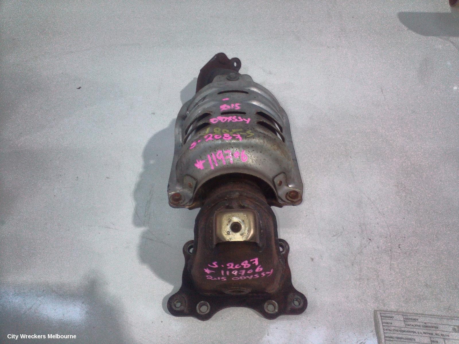 HONDA ODYSSEY CATALYTIC CONVERTER, MANIFOLD-CAT TYPE, 2.4, PETROL, RC, 02/2014 - 03/2022 - Image 2