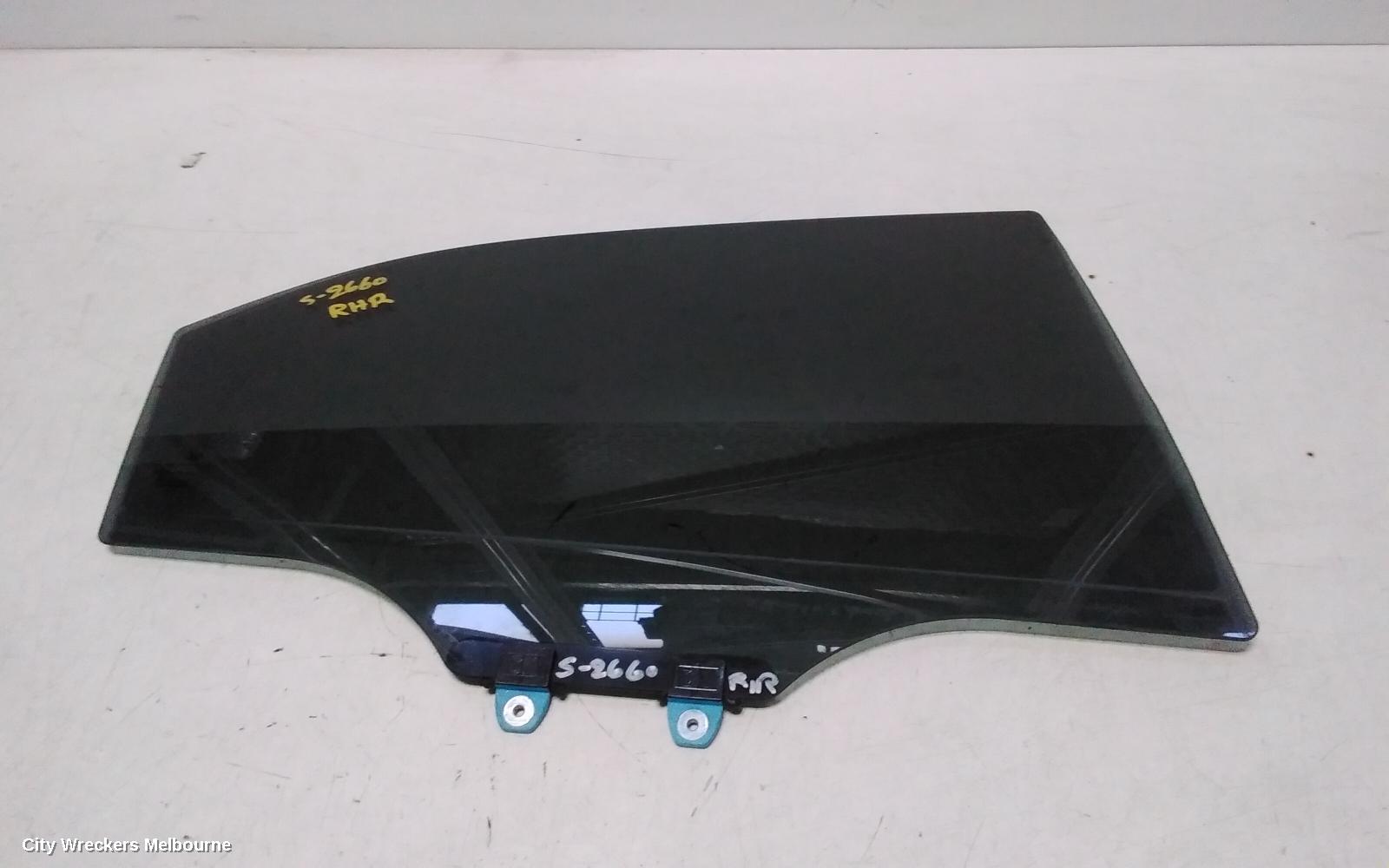 HONDA CIVIC RIGHT REAR DOOR WINDOW, 9TH GEN, HATCH, 02/2012 - 04/2016 - Image 1