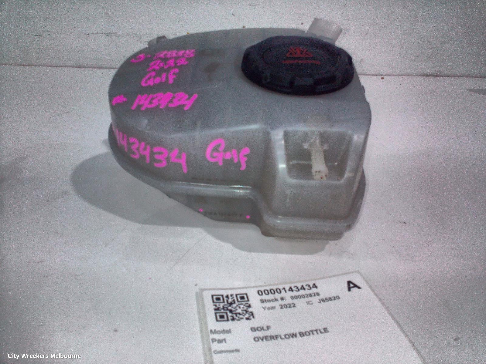VOLKSWAGEN GOLF OVERFLOW BOTTLE, GEN 8, 09/2020 ONWARDS - Image 2