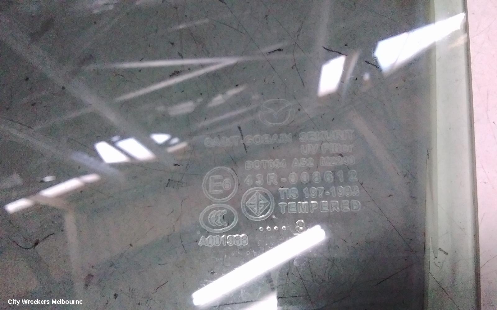 MAZDA CX9 LEFT REAR DOOR WINDOW, TB, 12/2007 - 12/2015 - Image 3