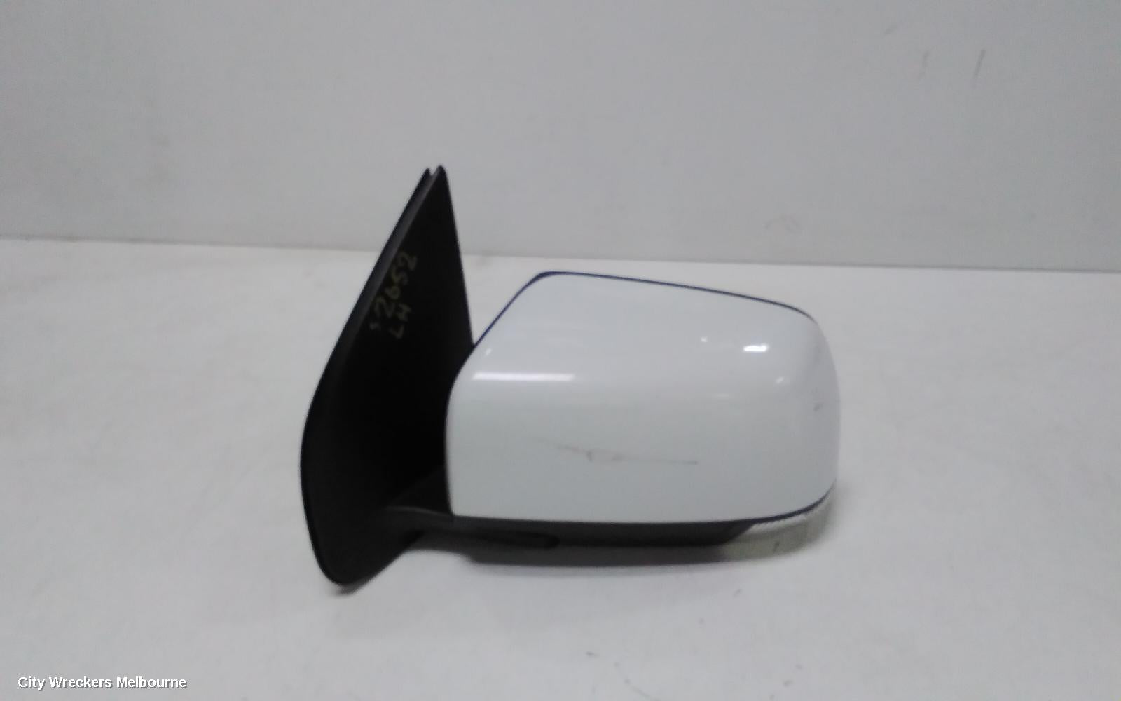 HOLDEN COLORADO LEFT DOOR MIRROR, RG/RG 7, MANUAL FOLDING TYPE, COLOUR CODED, 12/2012 - 12/2020 - Image 1