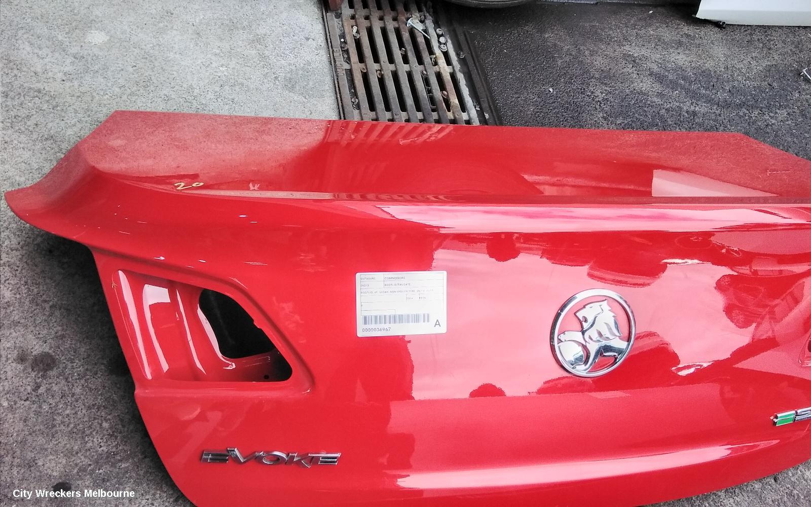HOLDEN COMMODORE BOOTLID/TAILGATE, BOOTLID, VF, SEDAN, NON SPOILER TYPE, 05/2013 - 12/2017 - Image 2