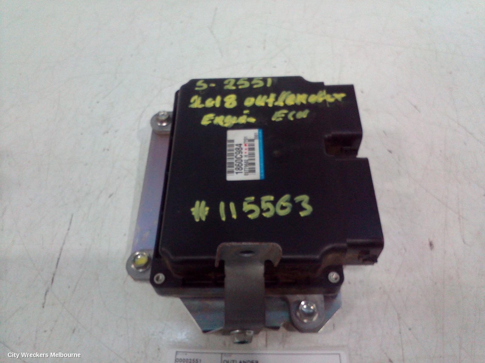 MITSUBISHI OUTLANDER ECU, ENGINE ECU, 2.4, PETROL, AUTO T/M, ECU ONLY, ZJ-ZL, 10/2012 - 07/2021 - Image 2