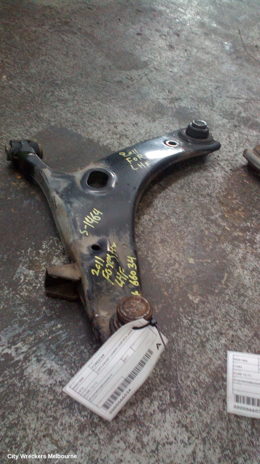 SUBARU FORESTER LEFT FRONT LOWER CONTROL ARM, 02/2008 - 12/2012 - Image 1