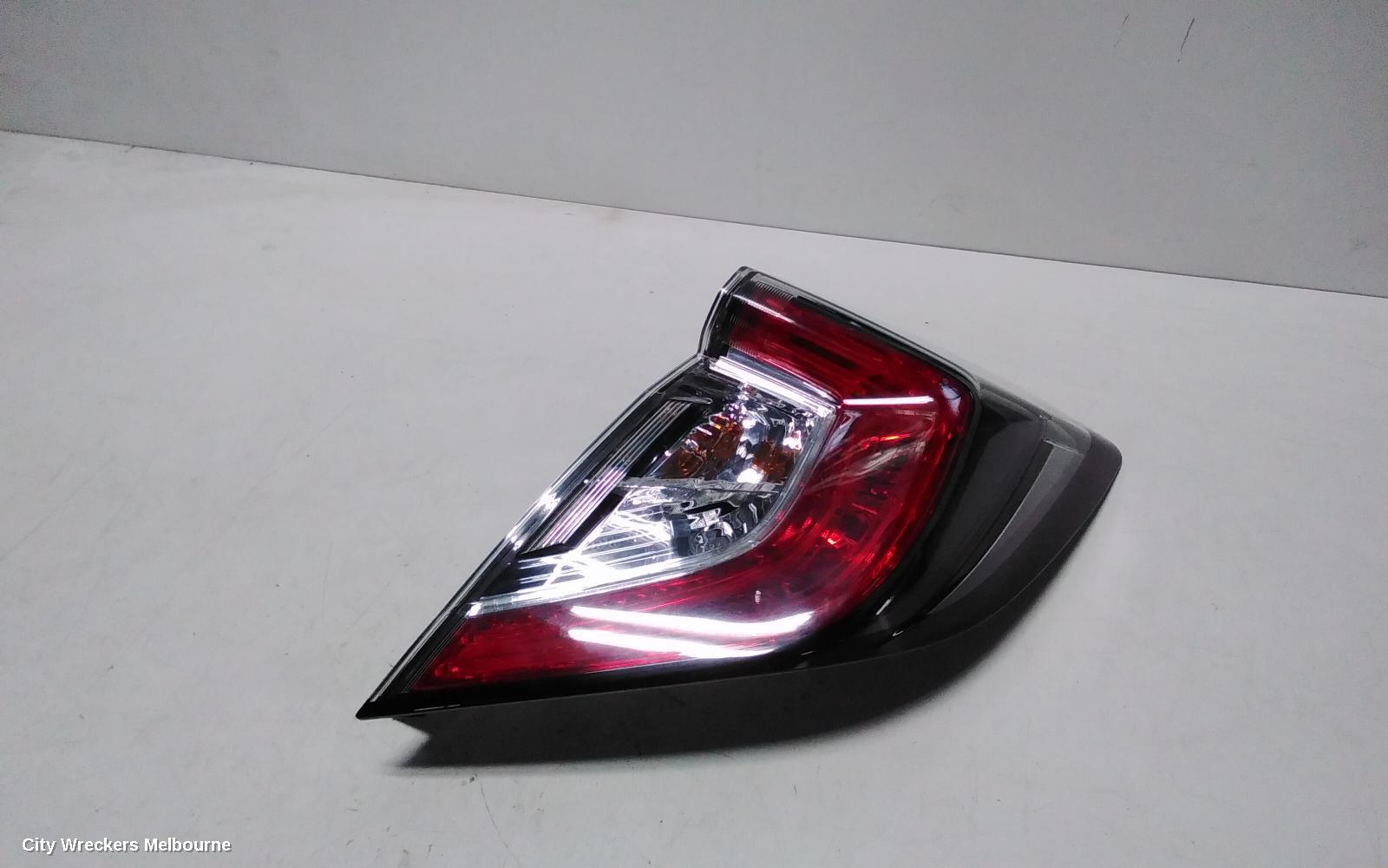 HONDA CIVIC RIGHT TAILLIGHT, IN BODY, HATCH, 10TH GEN, LED TYPE, 02/2017 - 08/2021 - Image 1