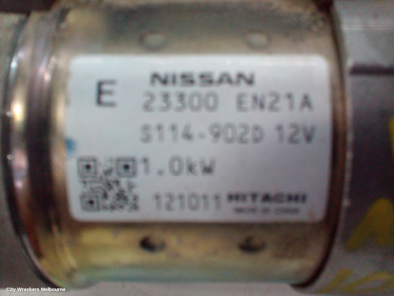 NISSAN PULSAR STARTER, PETROL, 1.8, MRA8DE, B17/C12, 12/2012 - 12/2017 - Image 3