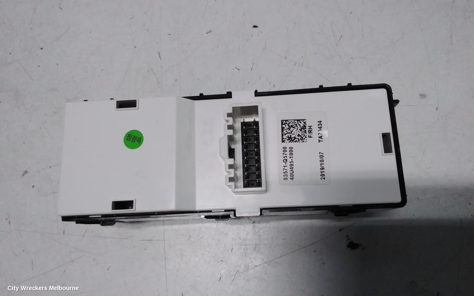 KIA SELTOS PWR DR WIND SWITCH, RH FRONT (MASTER SWITCH), SP2, 07/2019 ONWARDS - Image 3
