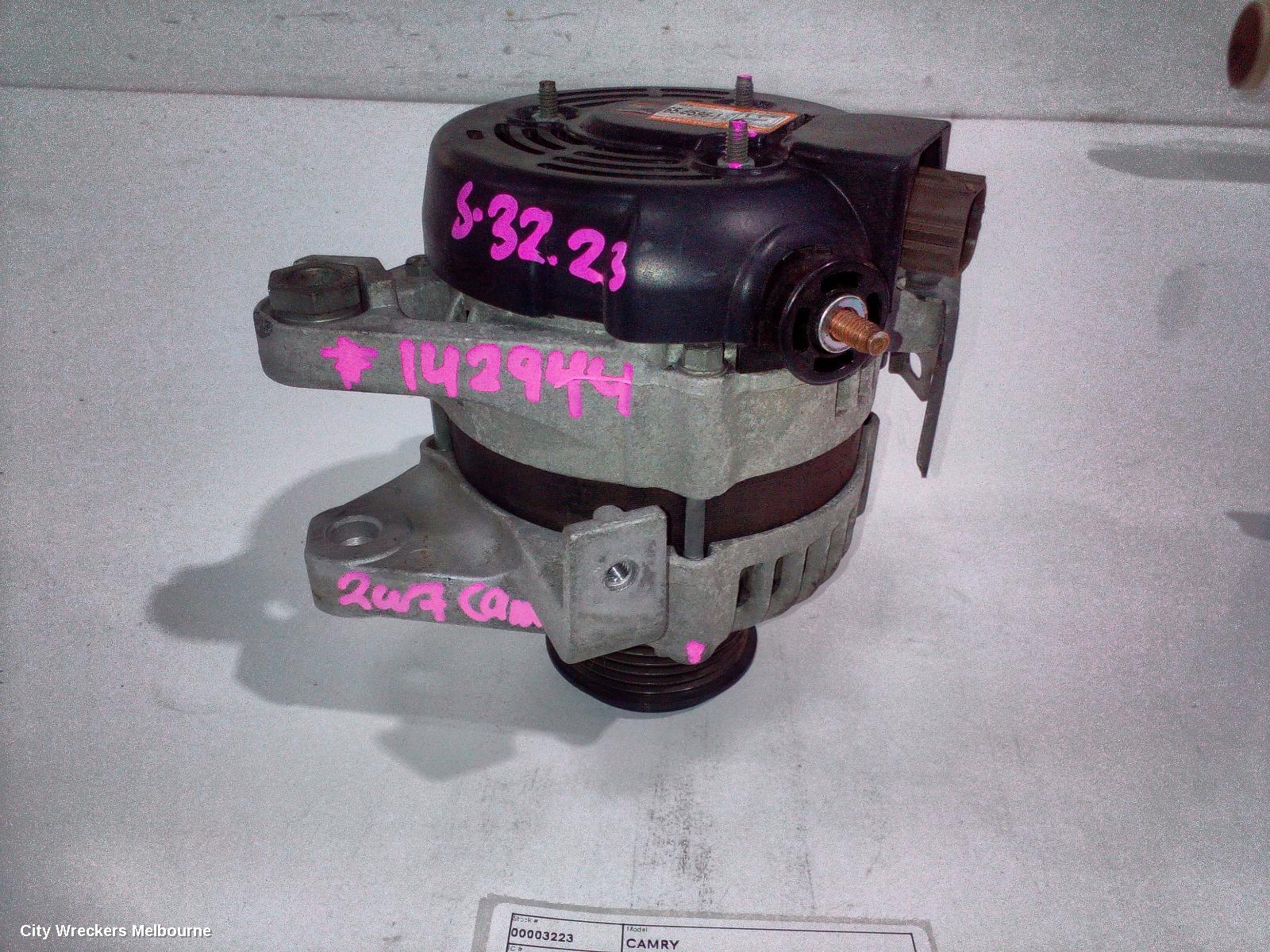 TOYOTA CAMRY ALTERNATOR, PETROL, 2.4, 2AZ-FE, DENSO, 3PIN, ACV40, 06/2006 - 11/2011 - Image 1