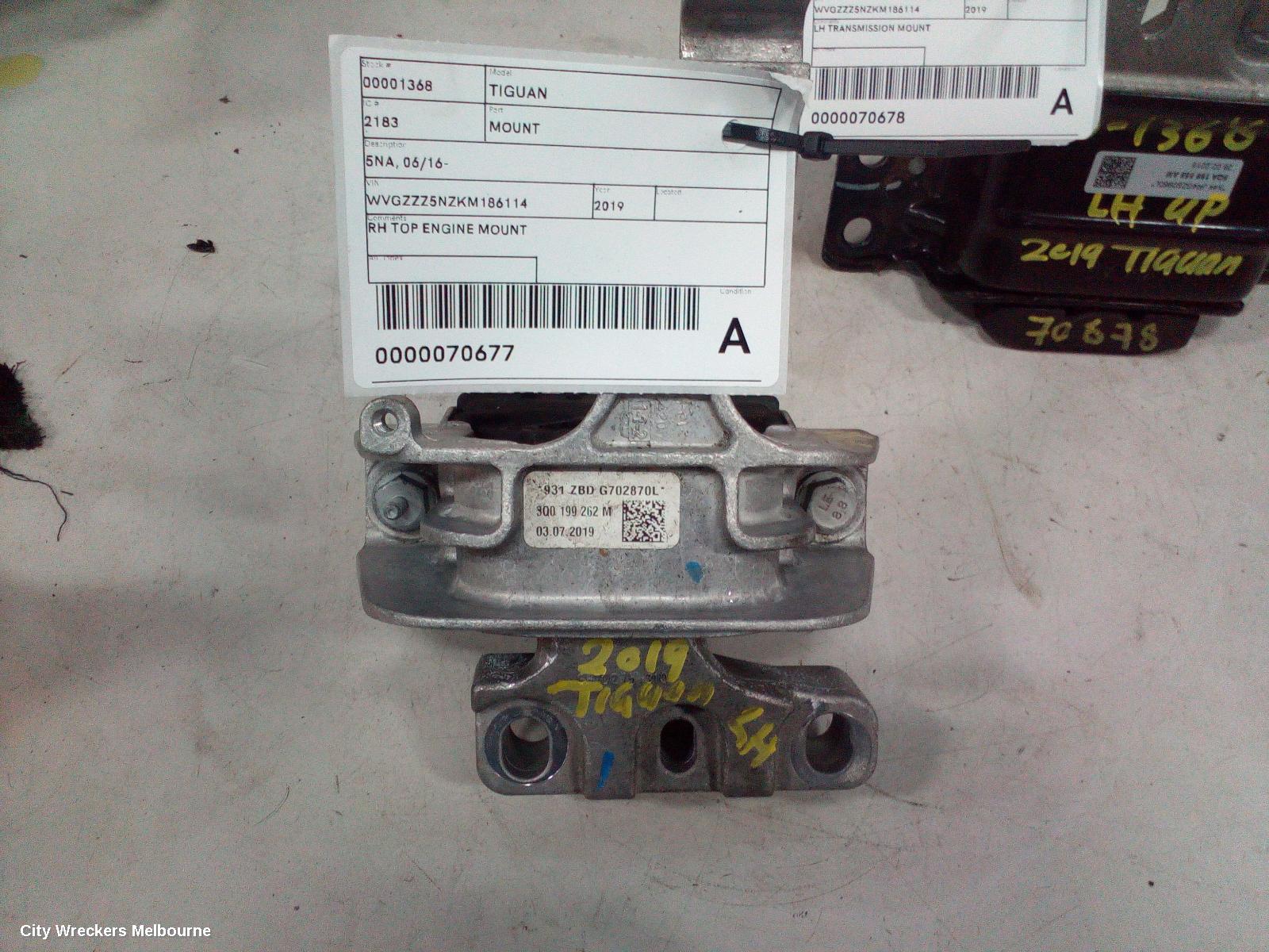VOLKSWAGEN TIGUAN MOUNT, ENGINE MOUNT, PETROL, 2.0, TURBO, 5NA, CHHB/CXDA/CZPA/DGVA CODE, 06/2016 ONWARDS - Image 2