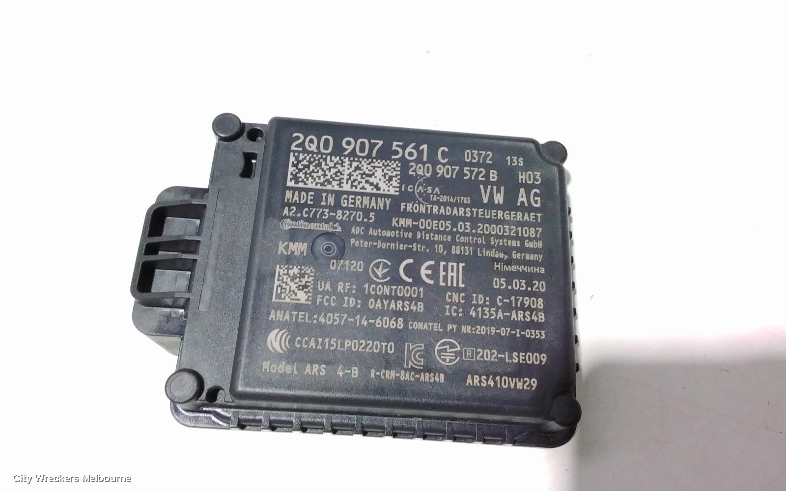 VOLKSWAGEN CRAFTER, SY1, 08/2017 ONWARDS, 2Q0 907 561 C   CRUISE RADAR SENSOR: 89079 - Image 2