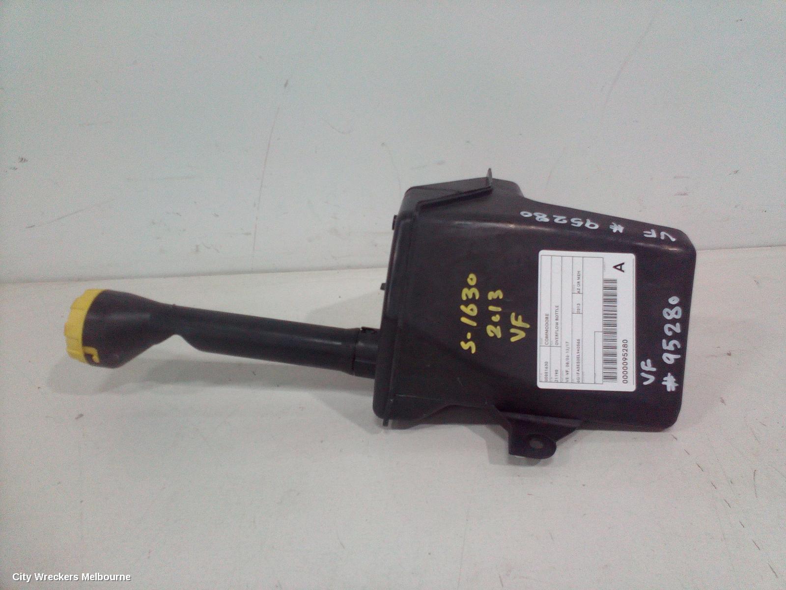 HOLDEN COMMODORE OVERFLOW BOTTLE, VE-VF, 08/2006 - 12/2017 - Image 2