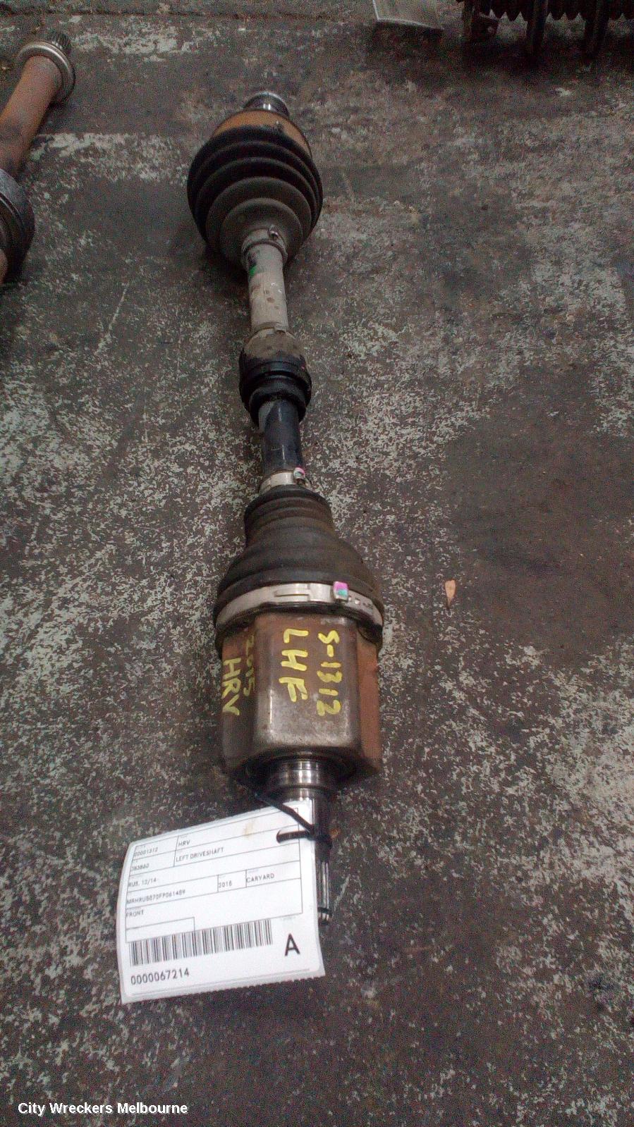HONDA HRV LEFT DRIVESHAFT, RU, 12/2014 - 10/2021 - Image 1