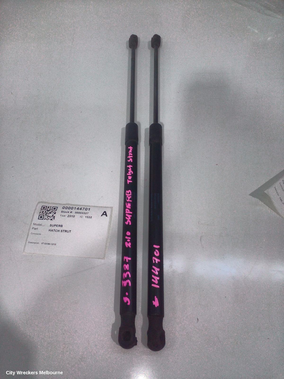 SKODA SUPERB HATCH STRUT, 3T 03/2009 - 12/2015 - Image 1