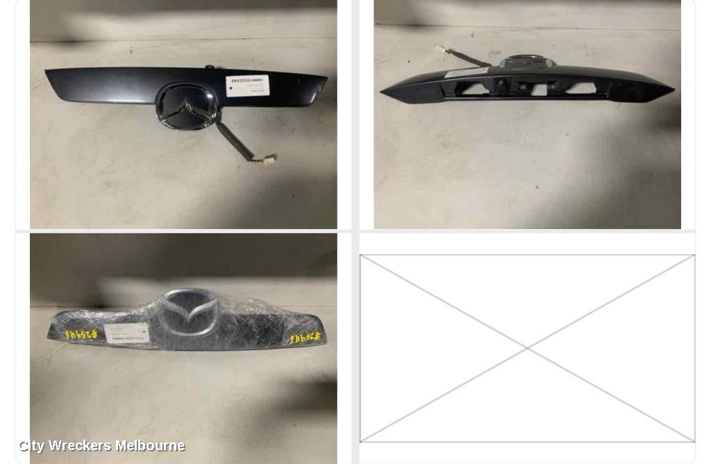 MAZDA CX5 REAR GARNISH, TAILGATE GARNISH (CENTRE), W/ REV CAMERA & SUNROOF TYPE, 02/2012 - 12/2016 - Image 1