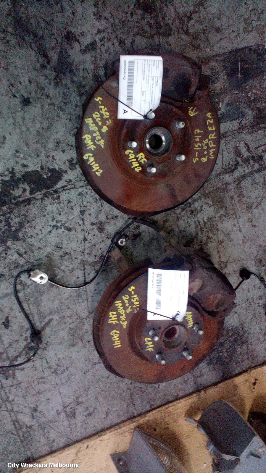 SUBARU IMPREZA RIGHT FRONT HUB ASSEMBLY, G3, NON WRX TYPE, 04/2007 - 11/2011 - Image 2