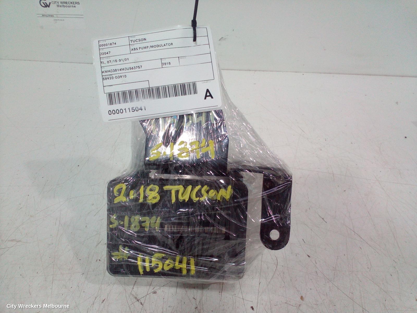 HYUNDAI TUCSON ABS PUMP/MODULATOR, TL, 07/2015 - 01/2021 - Image 2