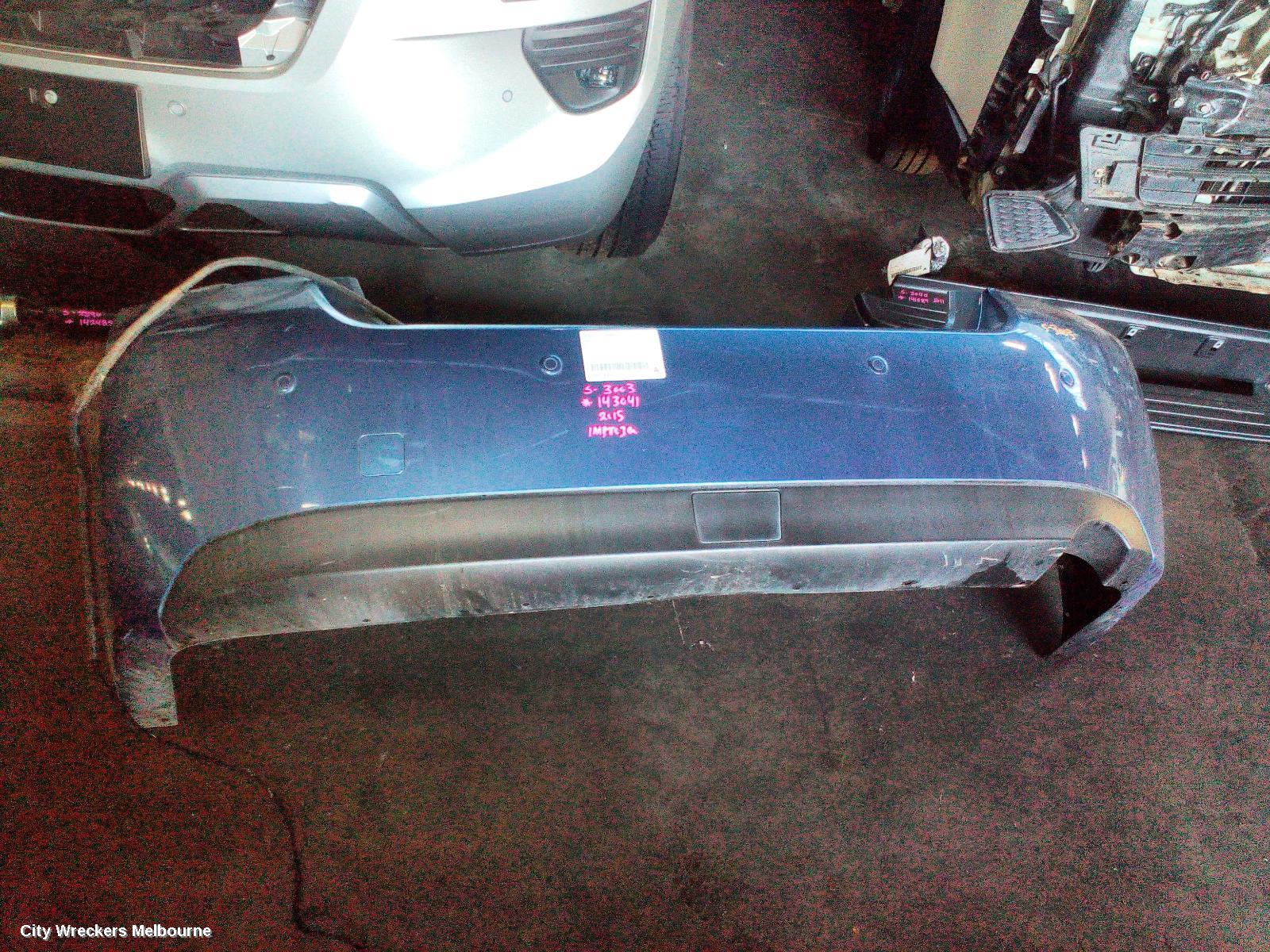 SUBARU IMPREZA REAR BUMPER, G4, SEDAN, 12/2011 - 08/2017 - Image 1