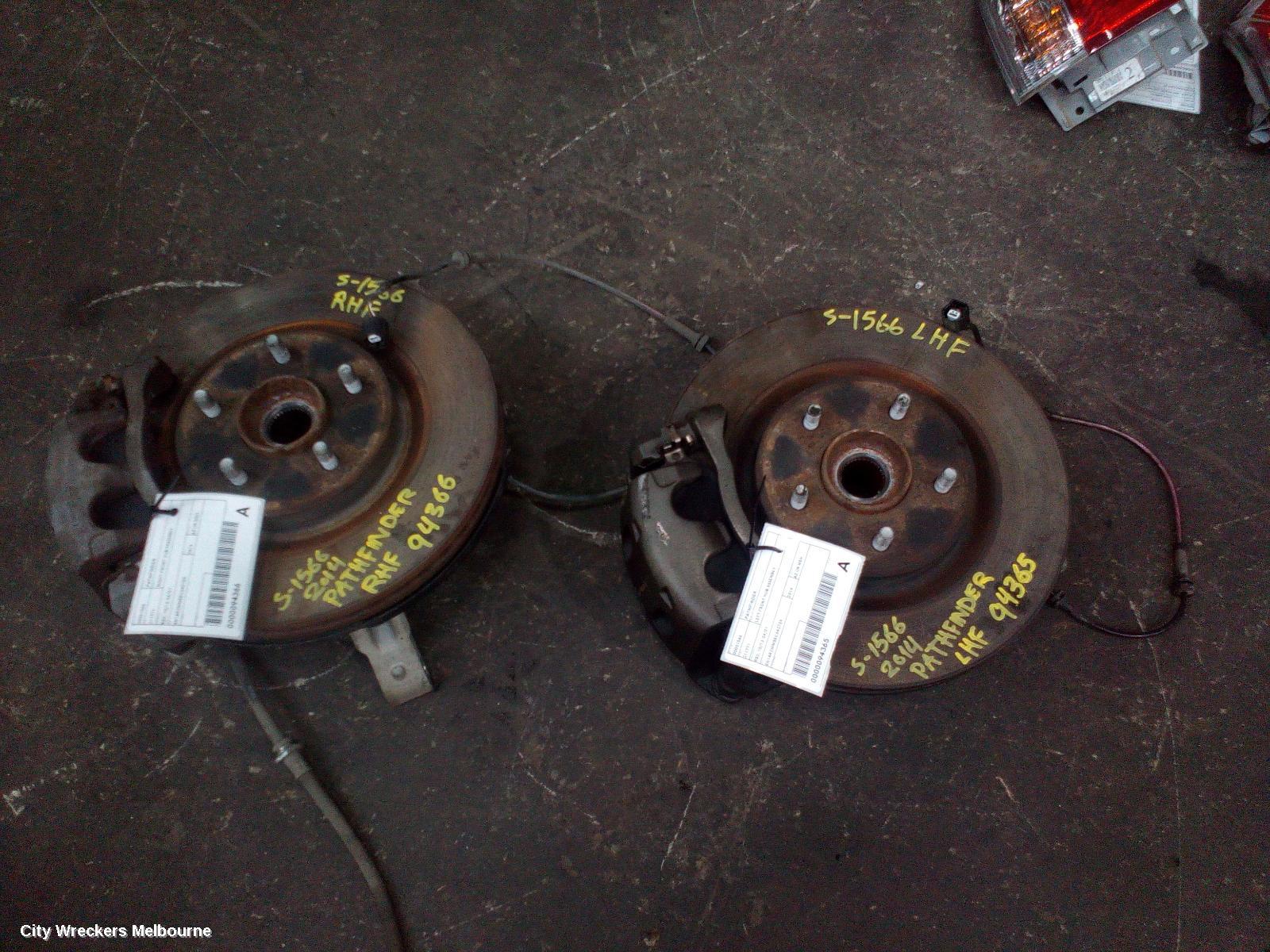 NISSAN PATHFINDER LEFT FRONT HUB ASSEMBLY, R52, 06/2013 - 04/2021 - Image 2