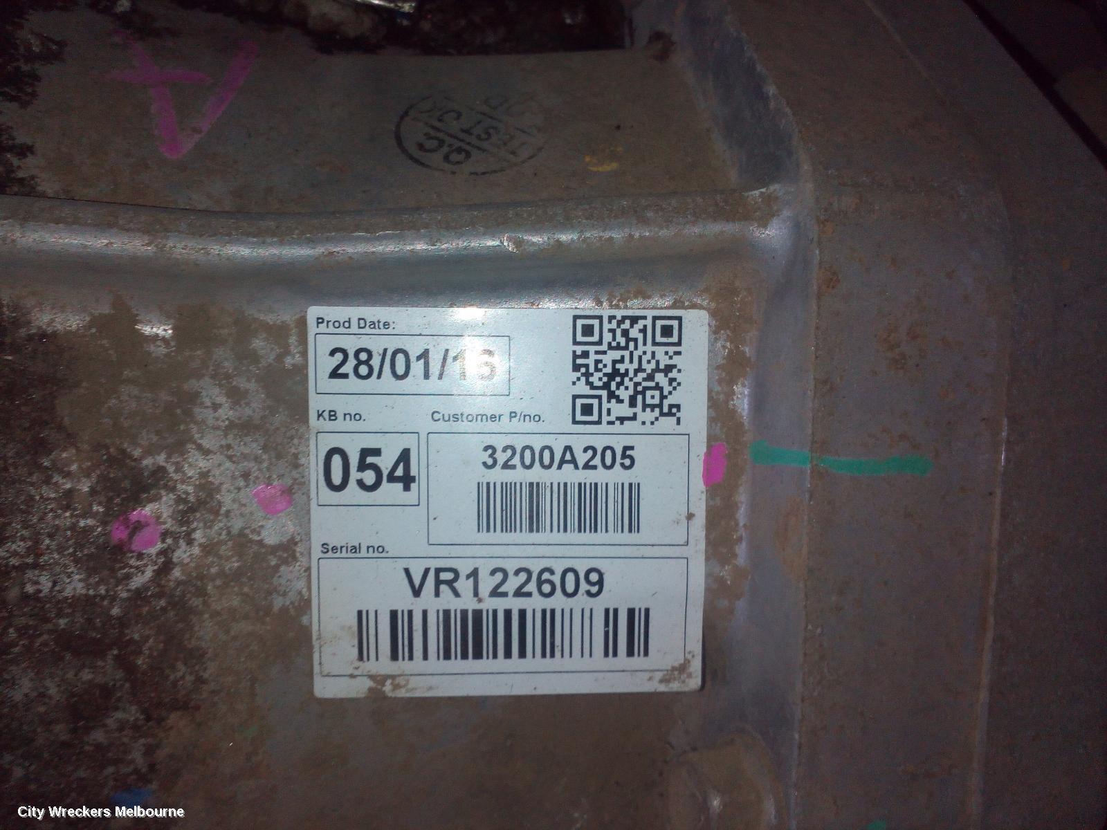 MITSUBISHI TRITON TRANS/GEARBOX, AUTO, 4WD, DIESEL, 2.4, 4N15, TURBO, 5 SPEED, W/ TRANSFER CASE, EASY SELECT TYPE, MQ, 04/2015 - 10/2018 - Image 3