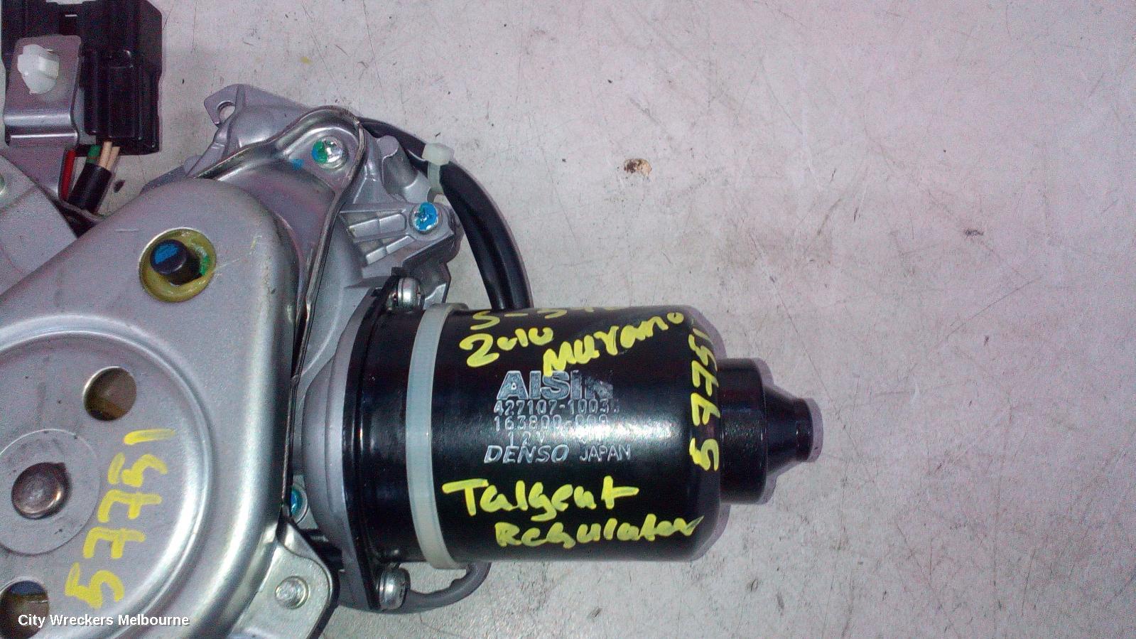 NISSAN MURANO TAILGATE REGULATOR, Z51, 12/2008 - 12/2014 - Image 3