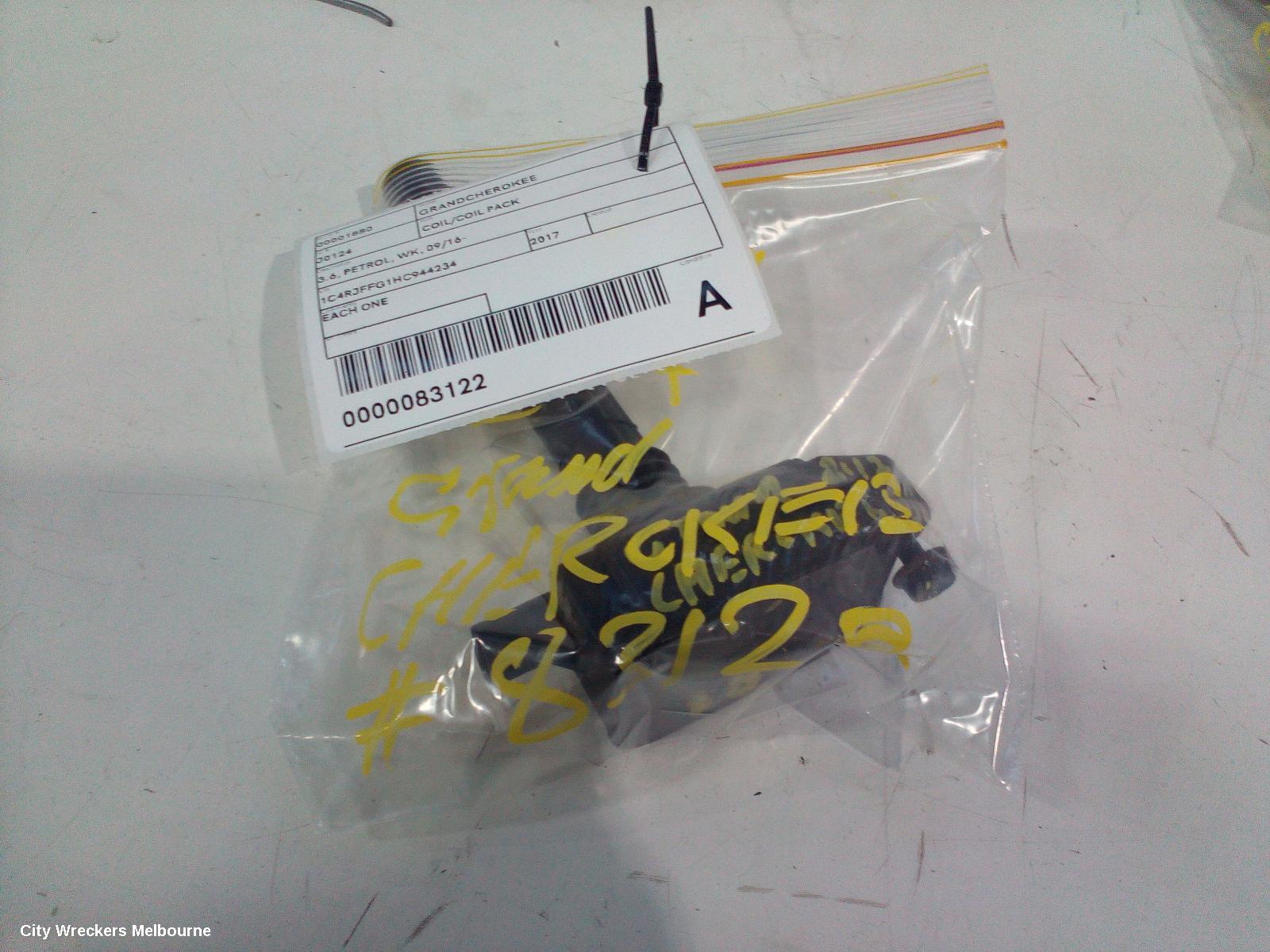 JEEP GRANDCHEROKEE COIL/COIL PACK, 3.6, PETROL, WK, 09/2016 ONWARDS - Image 3