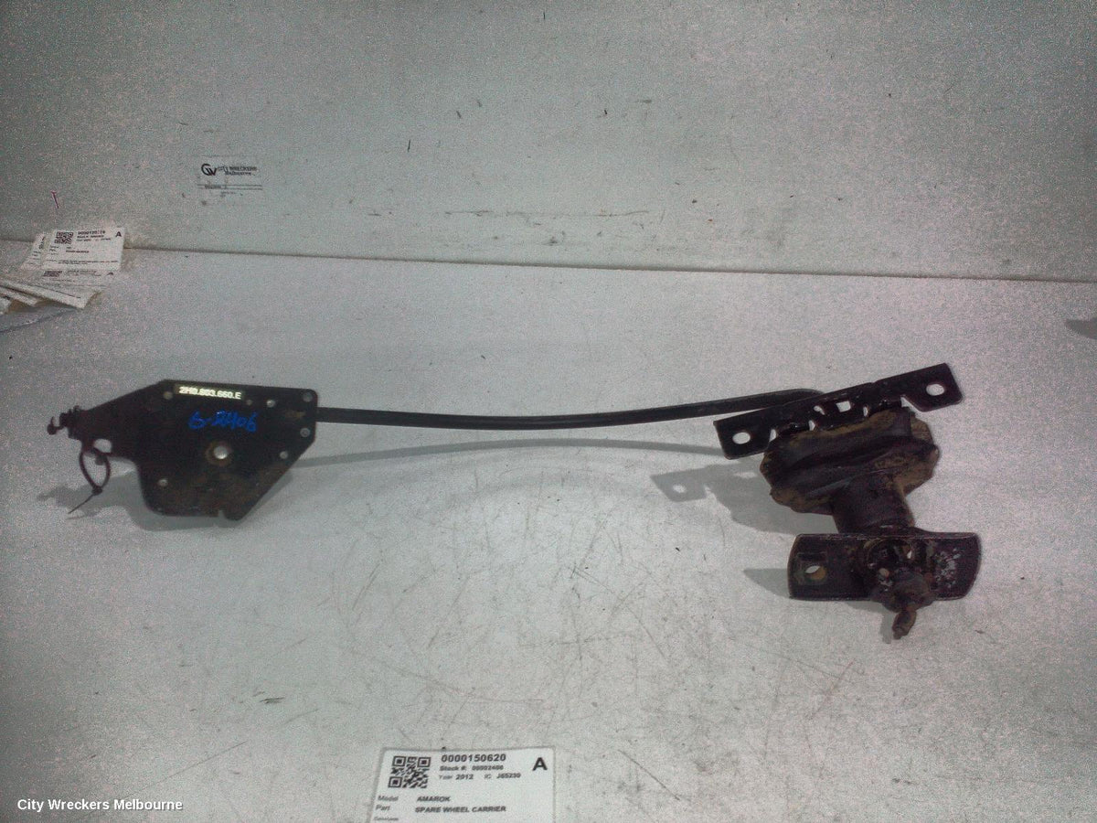 VOLKSWAGEN AMAROK SPARE WHEEL CARRIER, 2H, 16IN, SINGLE CAB/DUAL CAB, 10/2010 - 09/2022 - Image 3