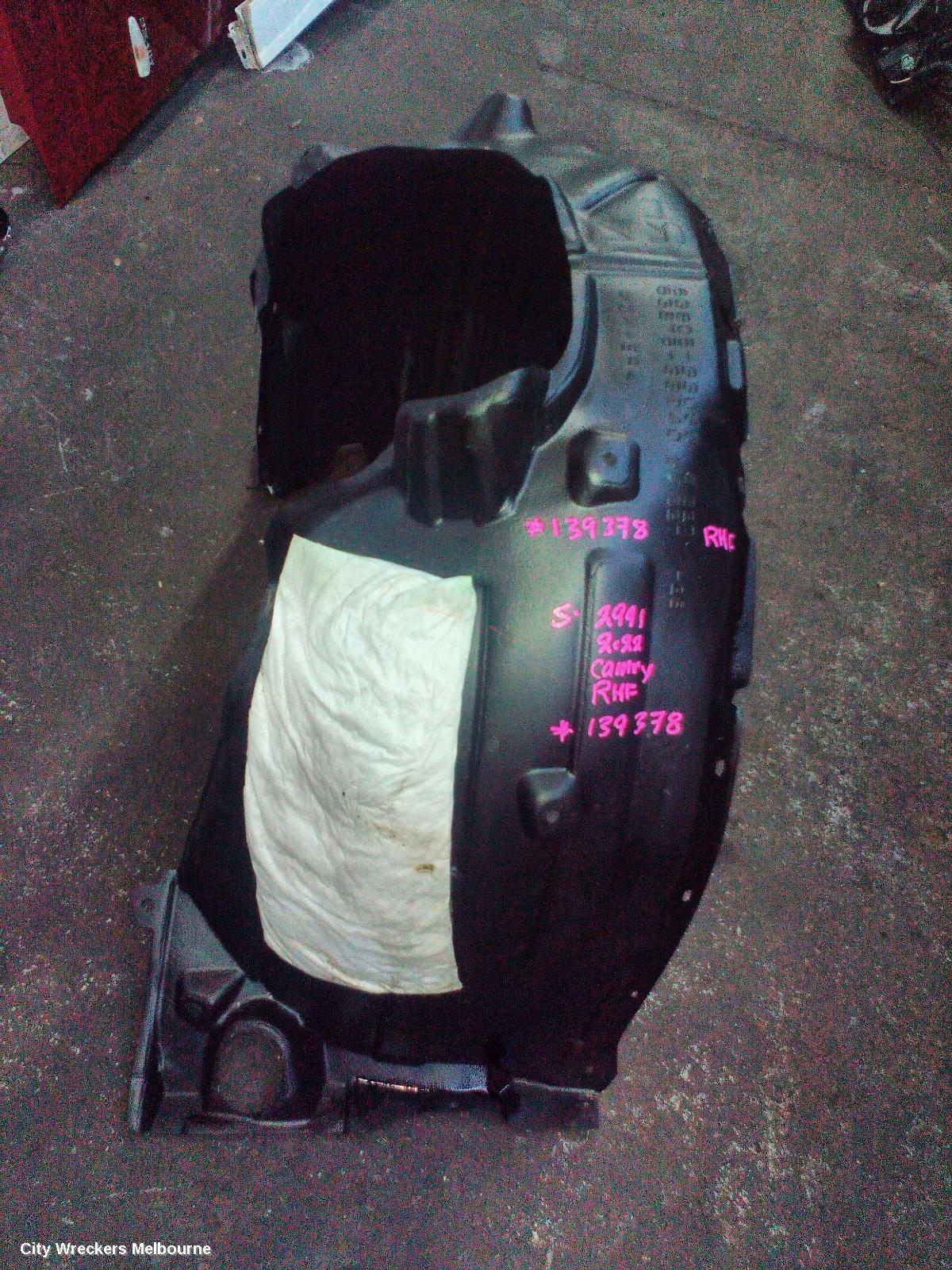 TOYOTA CAMRY RIGHT GUARD LINER, XV70, FRONT, 09/2017 - 05/2024 - Image 2