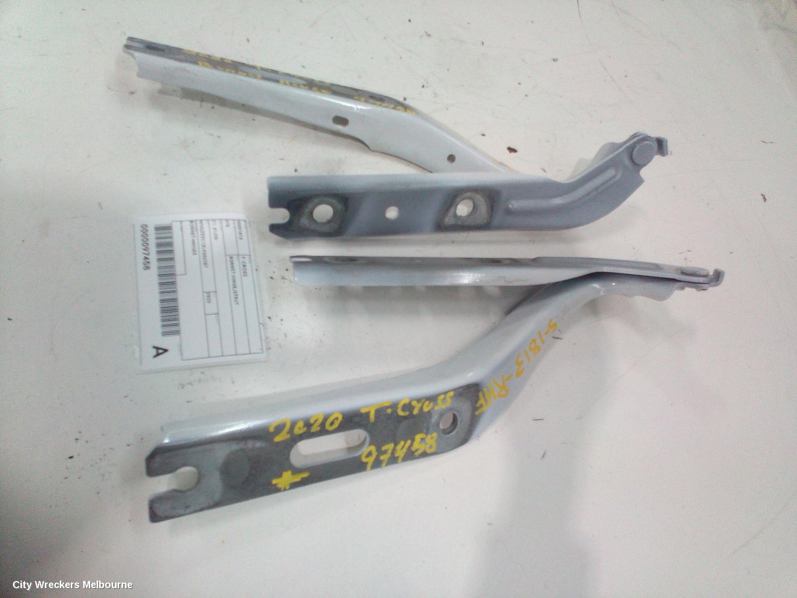 VOLKSWAGEN T-CROSS BONNET HINGE/STRUT, C1, 01/2020 ONWARDS - Image 2