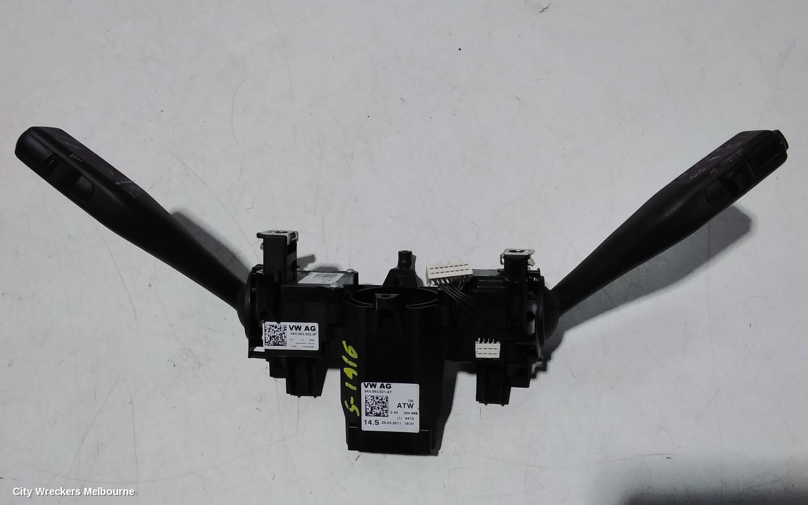 VOLKSWAGEN TIGUAN COMBINATION SWITCH, COMBINATION SWITCH ASSY, 5N, 06/2010 - 08/2016 - Image 3