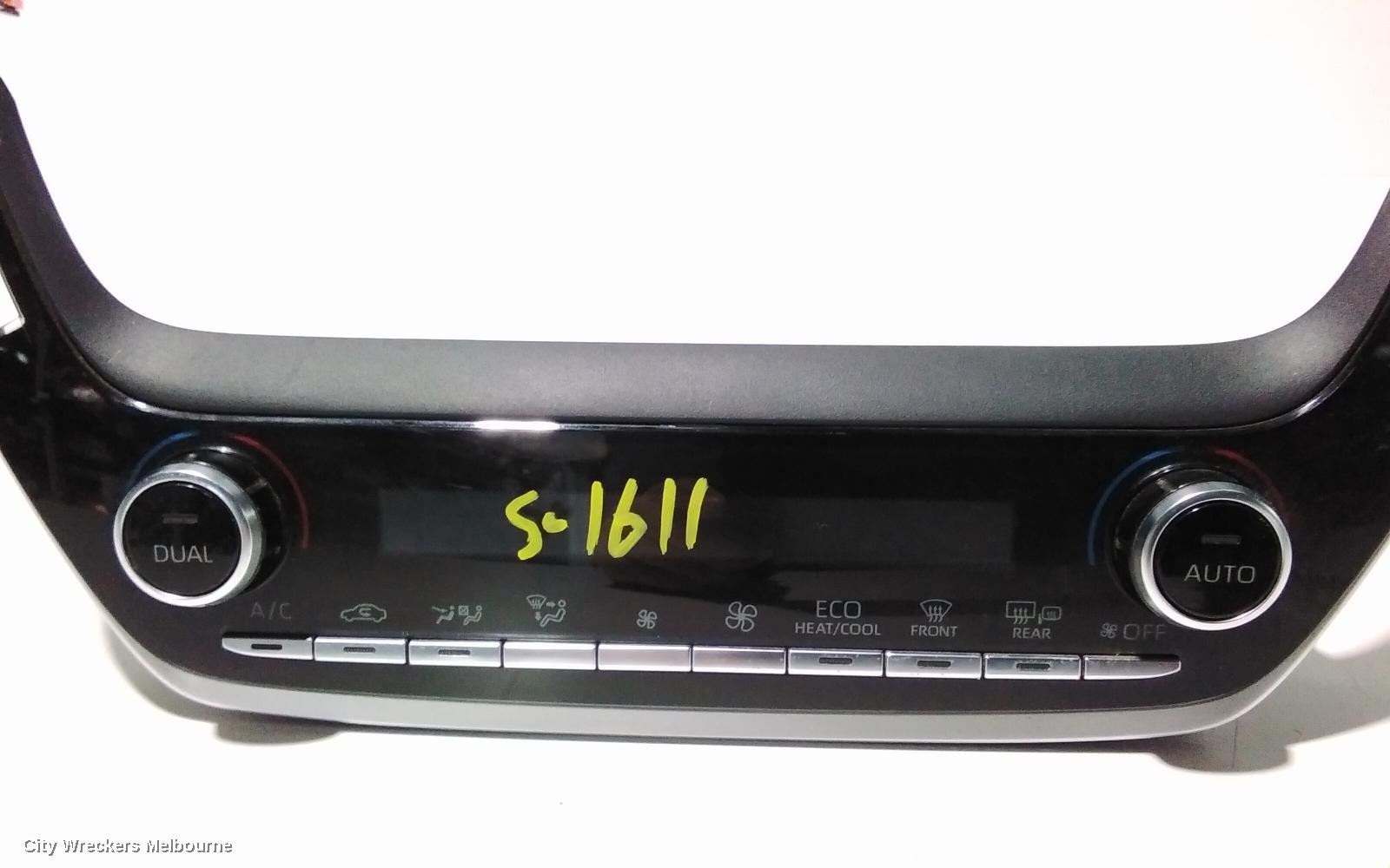 TOYOTA COROLLA HEATER/AC CONTROLS, E210, DUAL ZONE CLIMATE CONTROL TYPE, W/ DUAL BUTTON TYPE, 07/2018 ONWARDS - Image 3