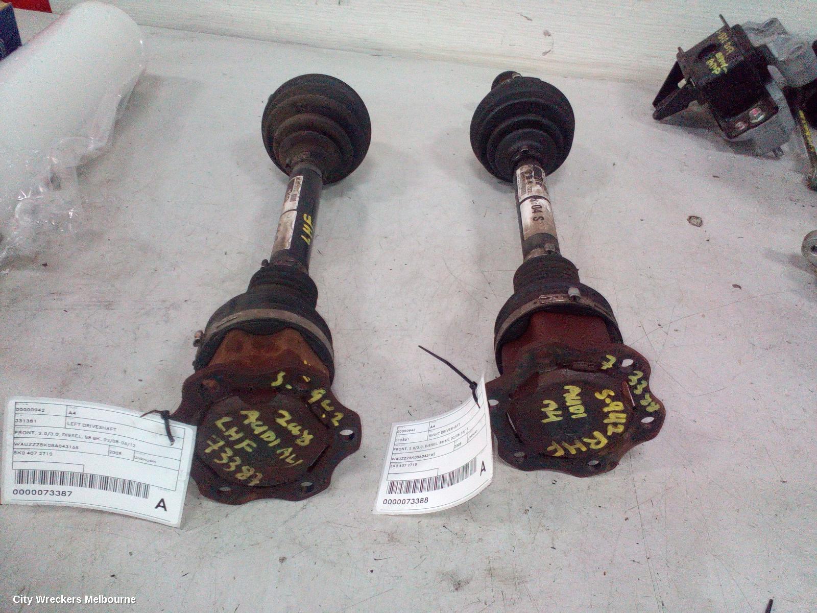AUDI A4 RIGHT DRIVESHAFT, FRONT, 2.0/3.0, DIESEL, B8 8K, 02/2008 - 06/2012 - Image 3