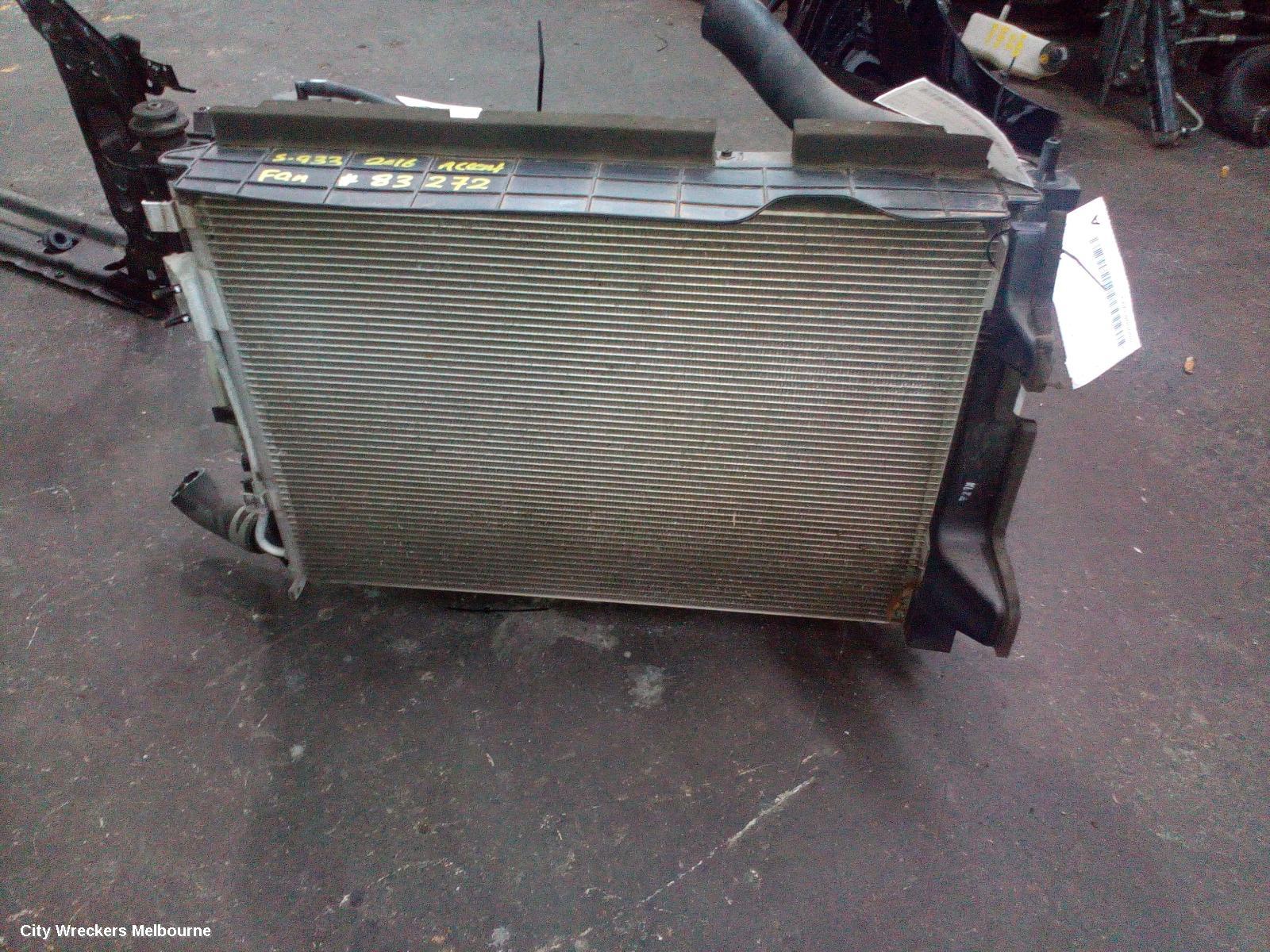 HYUNDAI ACCENT A/C CONDENSER, RB, PETROL, 10/2013 - 12/2019 - Image 1