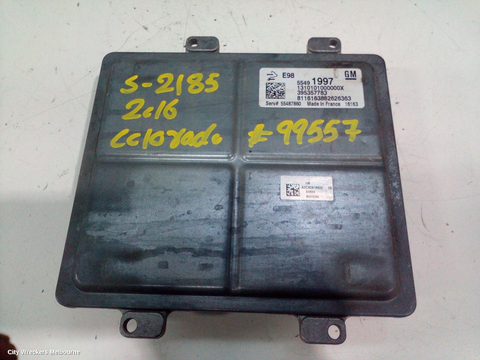 HOLDEN COLORADO ECU, ENGINE ECU, 2.8, DIESEL, P/N 55491997, ECU ONLY, RG, 01/2012 - 12/2020 - Image 3