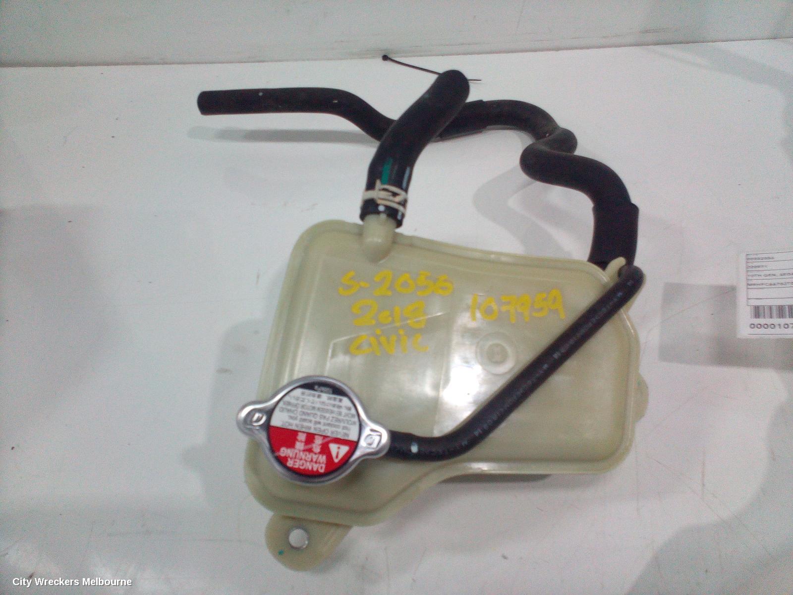 HONDA CIVIC OVERFLOW BOTTLE, 10TH GEN, 05/2016 - 08/2021 - Image 1