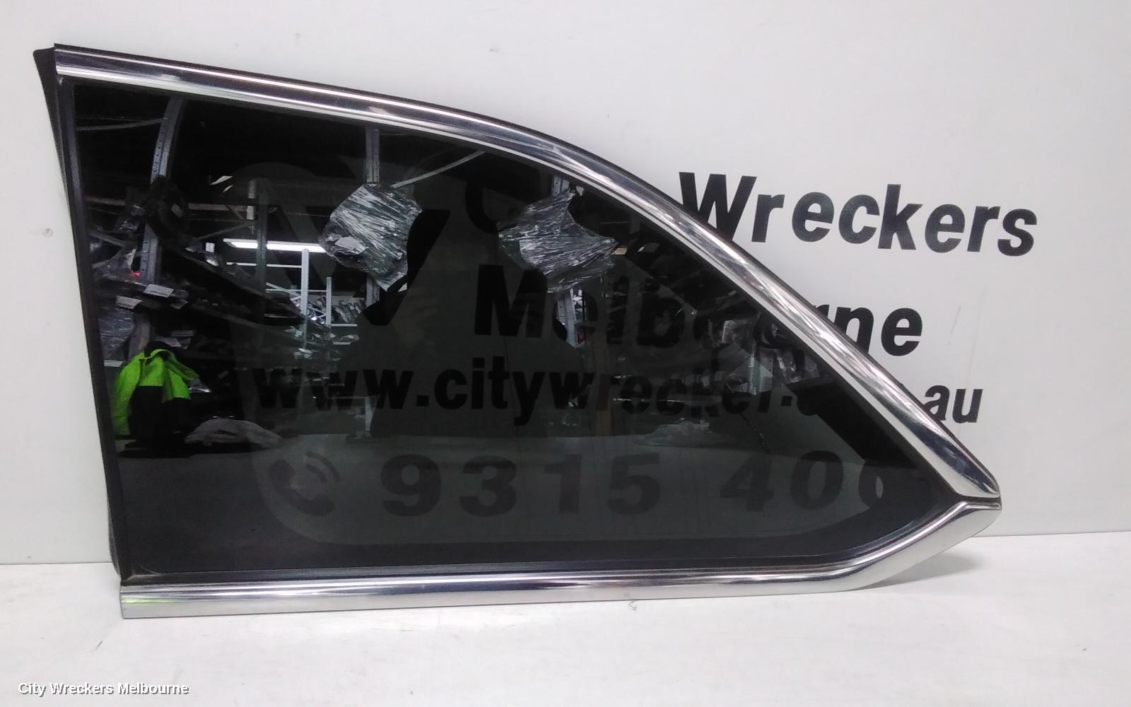 TOYOTA KLUGER LEFT FRONT 1/4 DOOR GLASS, XU50 SERIES, 03/2014 - 02/2021 - Image 2