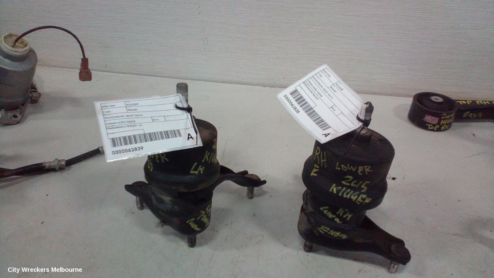 TOYOTA KLUGER MOUNT, ENGINE MOUNT, LEFT, PETROL, 3.5, 2GR-FE, GSU40-GSU45, 05/2007 - 02/2014 - Image 3