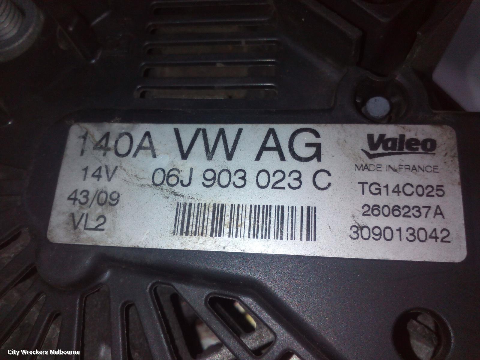 VOLKSWAGEN TIGUAN ALTERNATOR, PETROL, 2.0, VALEO, 5N, 05/2008 - 08/2016 - Image 3