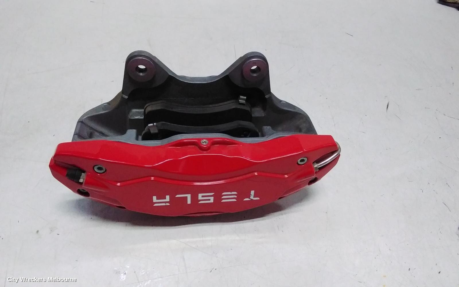TESLA MODEL Y CALIPER, 1ST GEN, RH FRONT, PERFORMANCE TYPE, RED, 03/2022 ONWARDS - Image 1