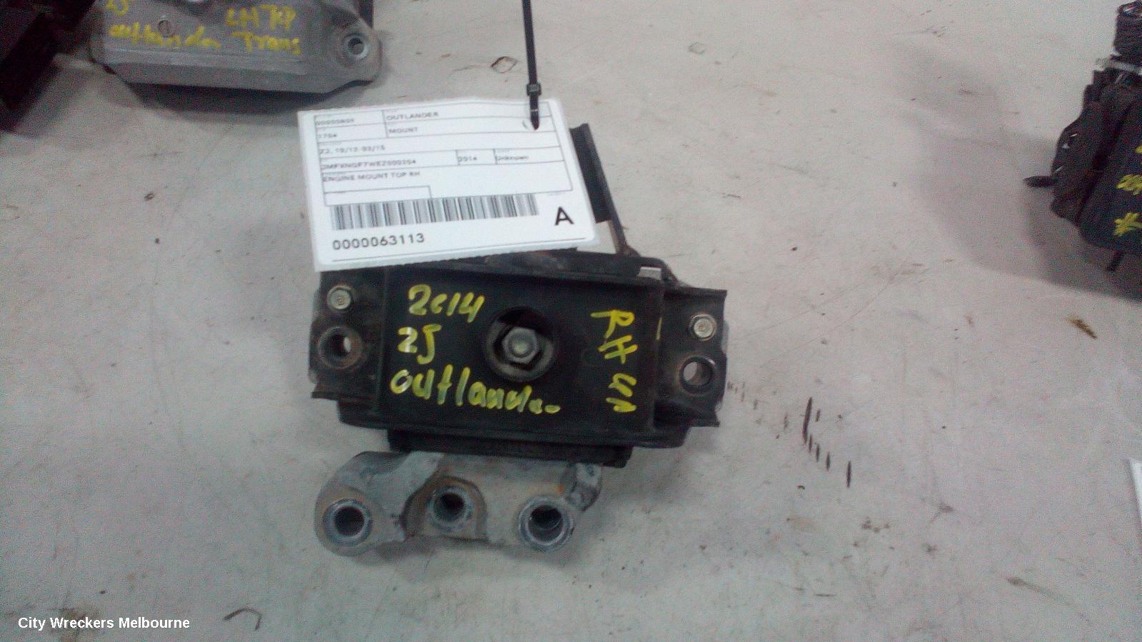 MITSUBISHI OUTLANDER MOUNT, ZJ, 10/2012 - 03/2015 - Image 1