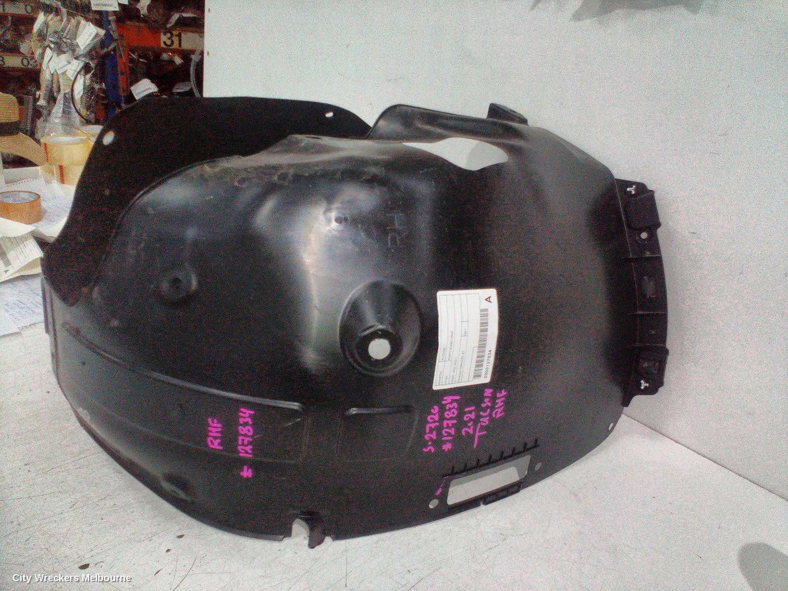 HYUNDAI TUCSON RIGHT GUARD LINER, FRONT, NX4, 02/2021 ONWARDS - Image 2