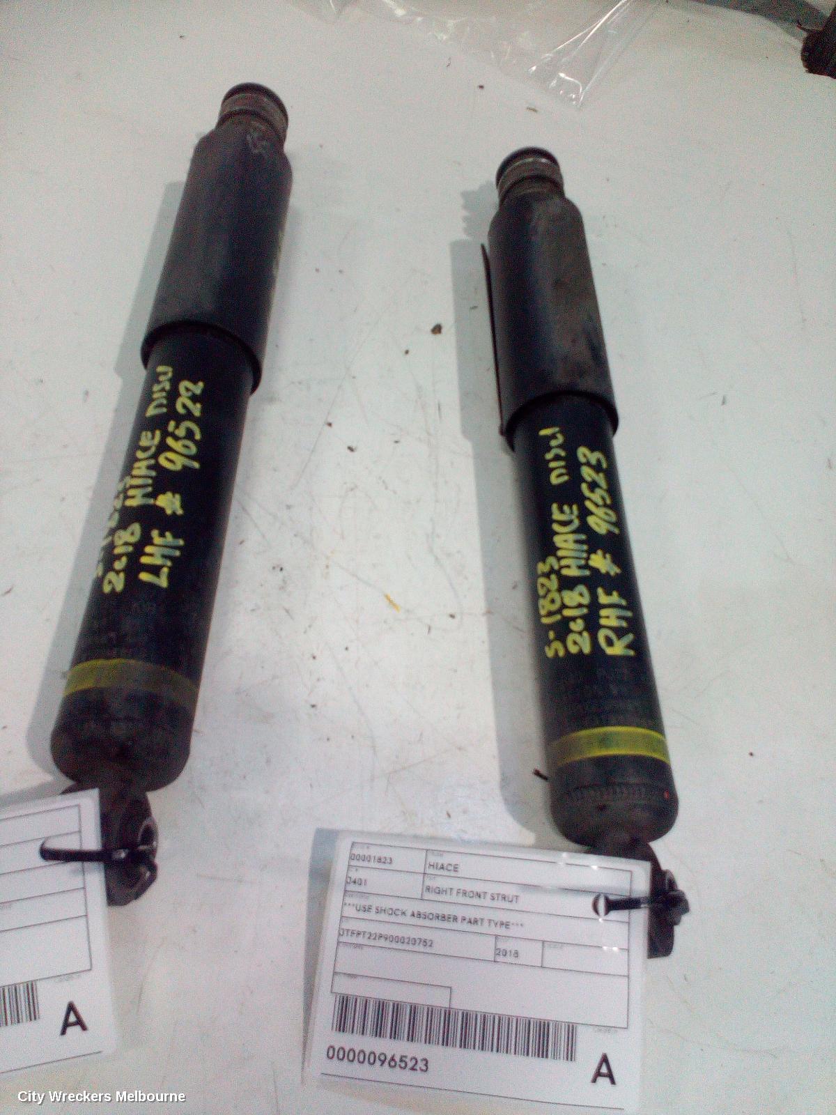 TOYOTA HIACE RIGHT FRONT STRUT, ***USE SHOCK ABSORBER PART TYPE*** - Image 3