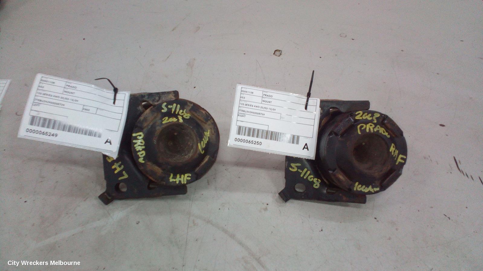 TOYOTA PRADO MOUNT, 120 SERIES 4WD 02/2003 - 10/2009 - Image 3