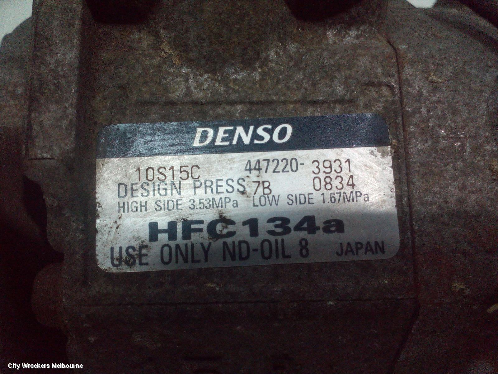 TOYOTA RAV4 A/C COMPRESSOR, ACA2#R, 2.0, 1AZ-FE, PETROL, ND 10S15C, 07/2000 - 10/2003 - Image 3