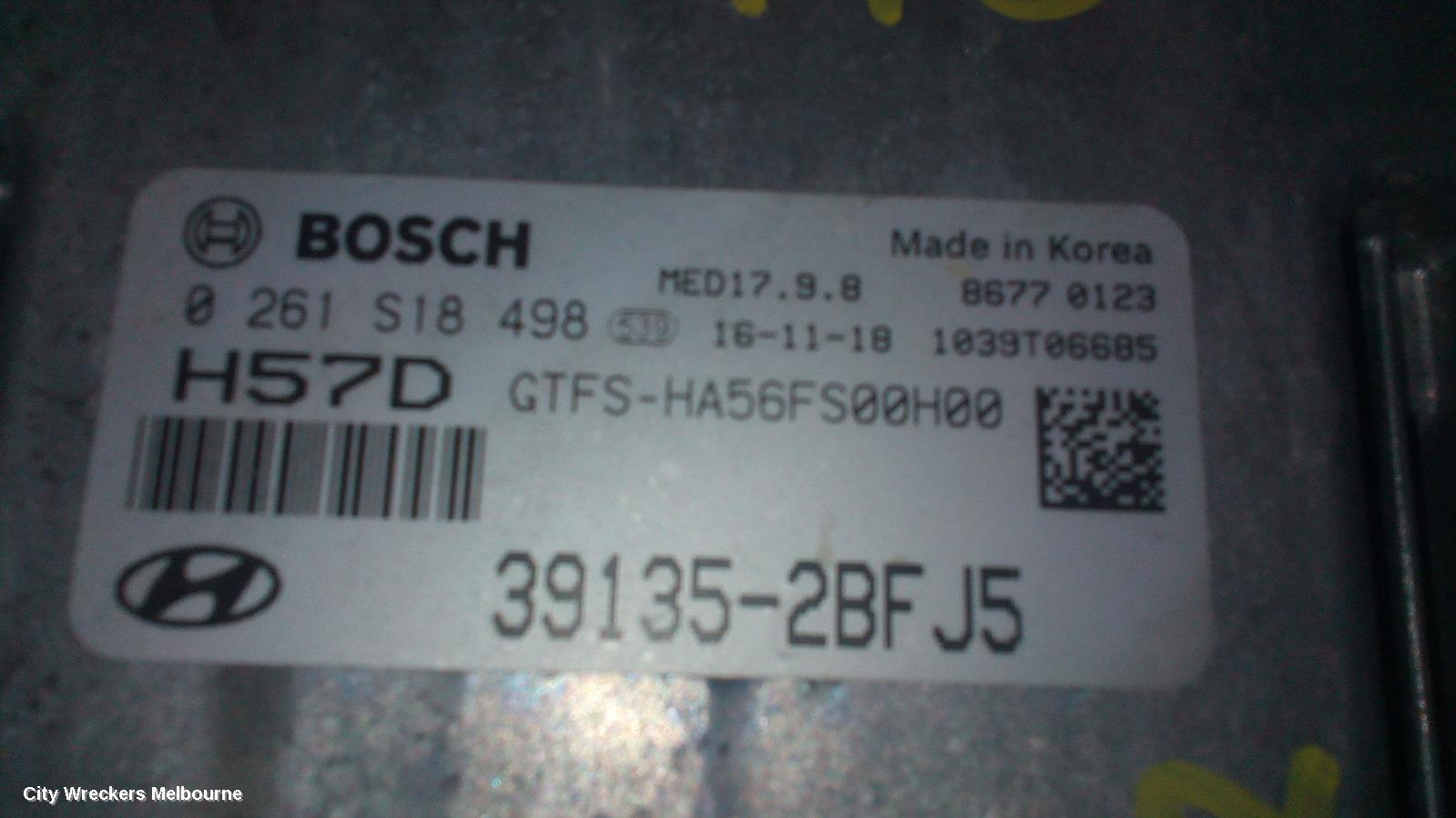 HYUNDAI VELOSTER ECU, ENGINE ECU, TURBO, AUTO T/M, P/N 391352BFJ0, ECU ONLY, FS, 05/2015 - 02/2018 - Image 1