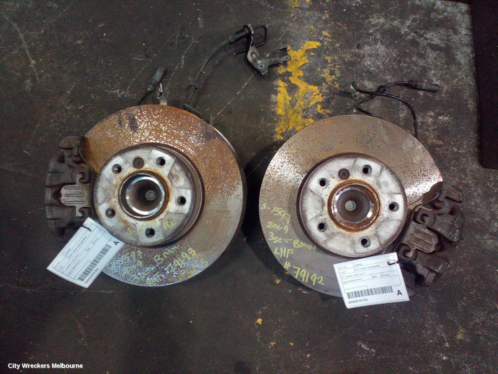 BMW 3 SERIES LEFT FRONT HUB ASSEMBLY, E91, WAGON, 02/2006 - 04/2012 - Image 2