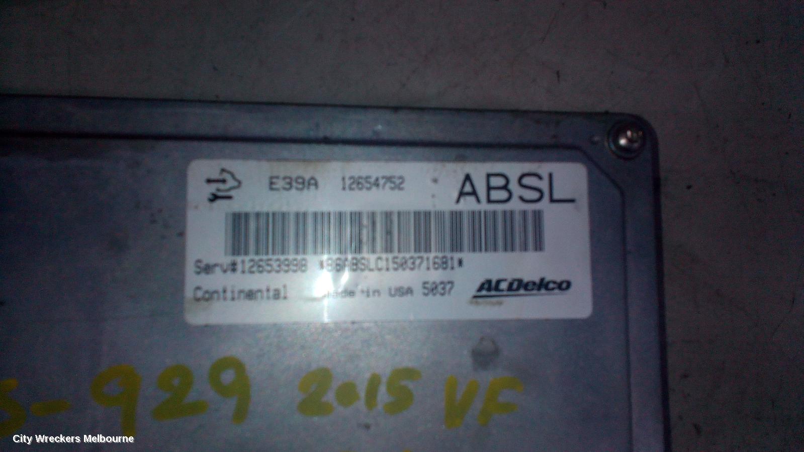 HOLDEN COMMODORE ECU, ENGINE ECU, V6, ECU ONLY, VF, 05/2013 - 12/2017 - Image 2