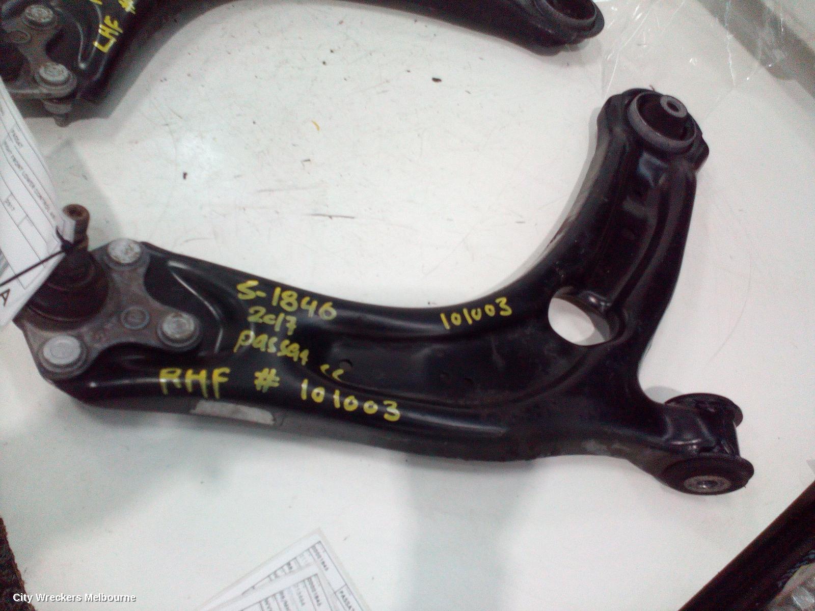 VOLKSWAGEN PASSAT RIGHT FRONT LOWER CONTROL ARM, B8/MK7, 06/2015 ONWARDS - Image 1