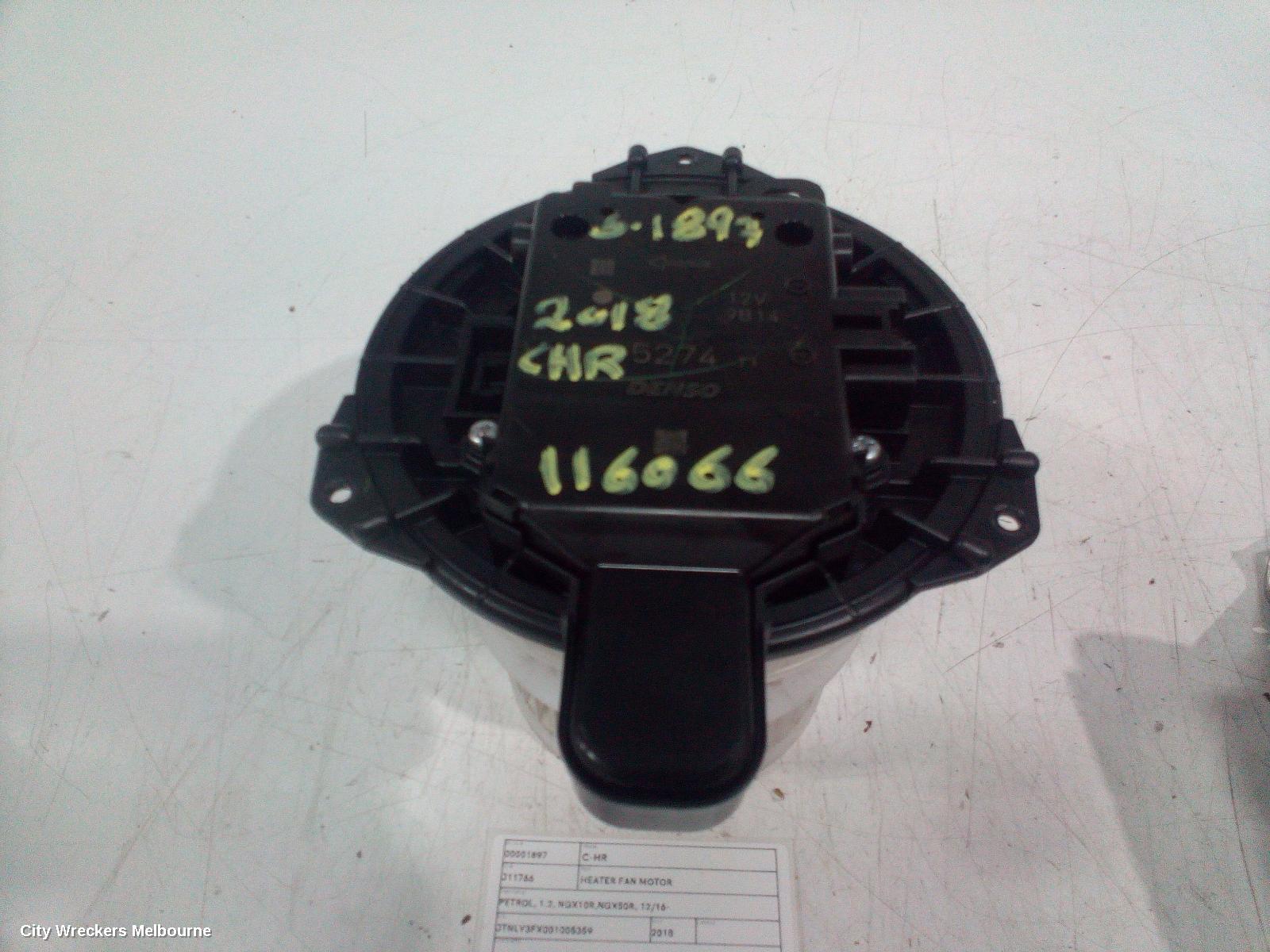 TOYOTA C-HR HEATER FAN MOTOR, PETROL, 1.2, NGX10R,NGX50R, 12/2016 ONWARDS - Image 2