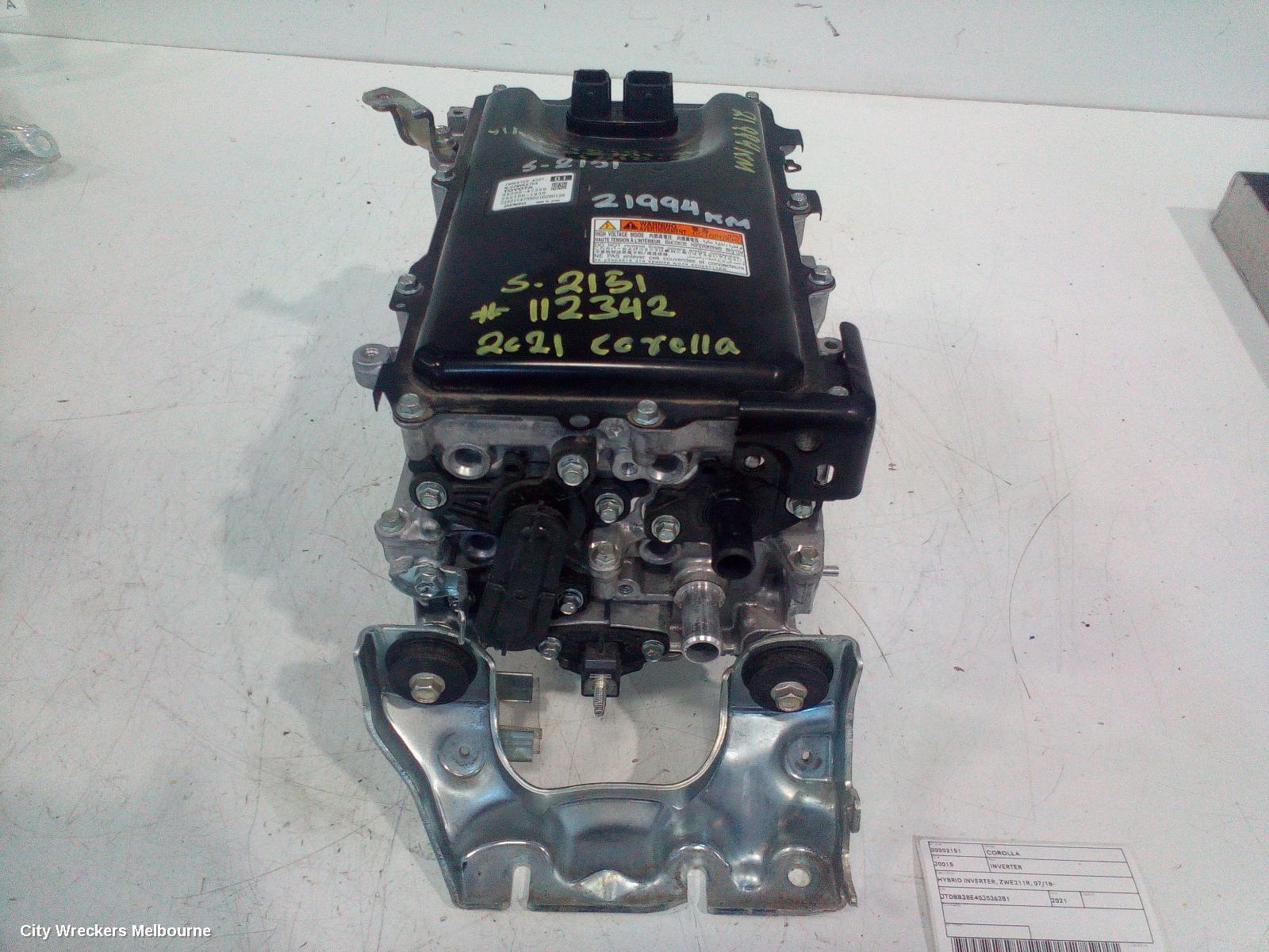TOYOTA COROLLA INVERTER, HYBRID INVERTER, ZWE211R, 07/2018 ONWARDS - Image 2