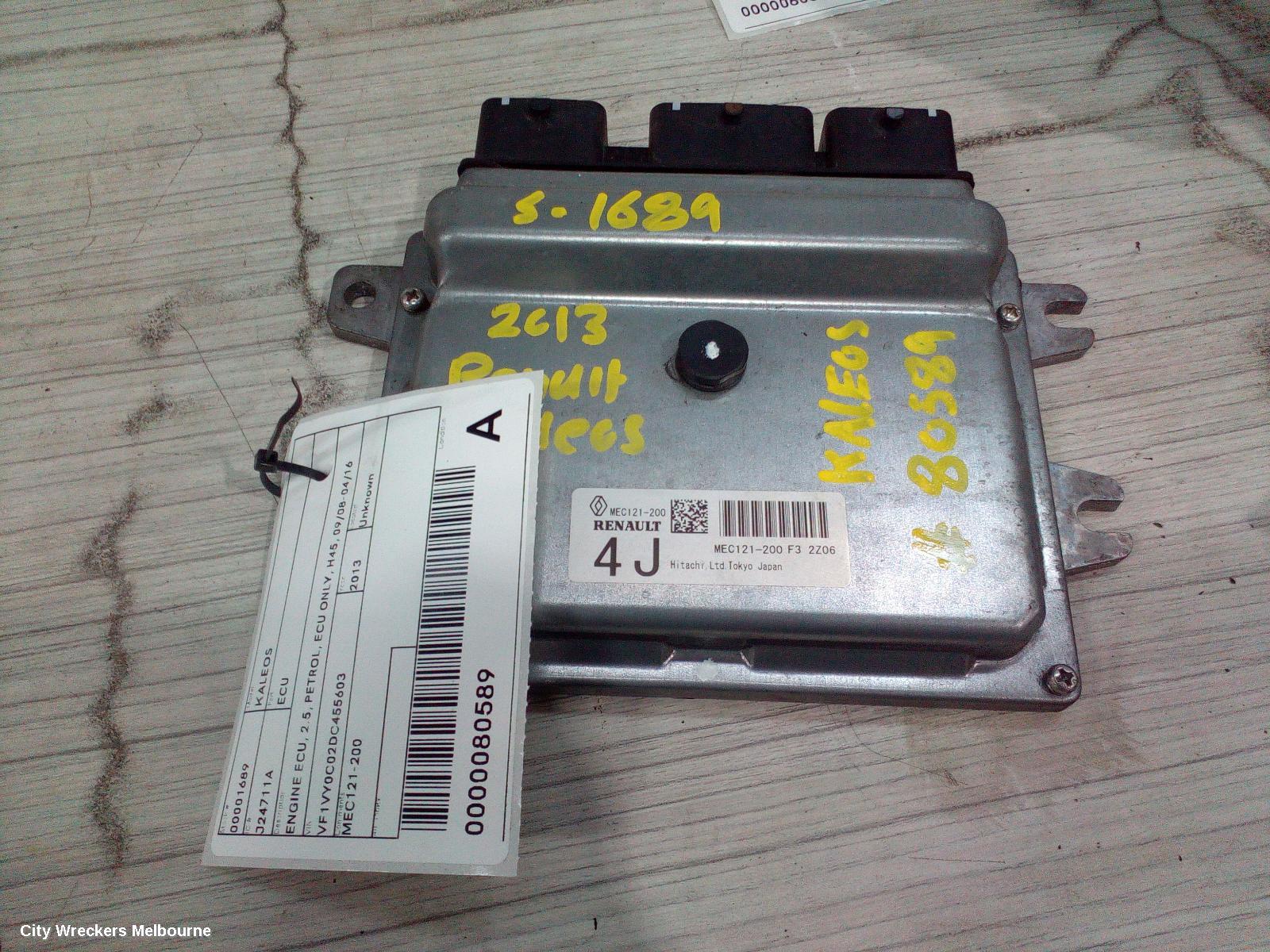 RENAULT KALEOS ECU, ENGINE ECU, 2.5, PETROL, ECU ONLY, H45, 09/2008 - 04/2016 - Image 2